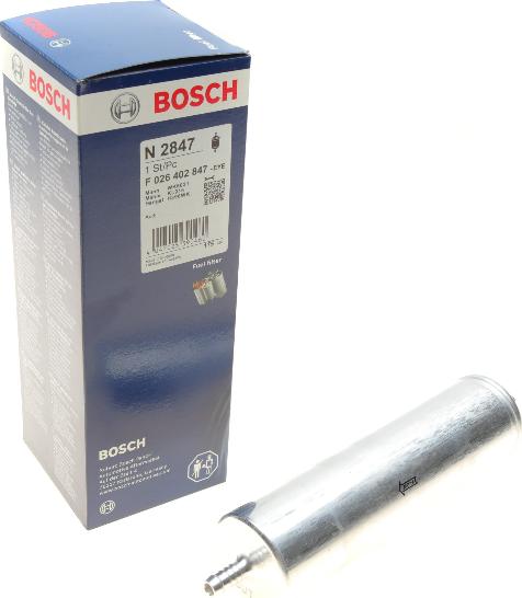 BOSCH F 026 402 847 - Filtro carburante www.autoricambit.com