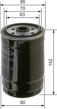 BOSCH F 026 402 362 - Filtro carburante www.autoricambit.com