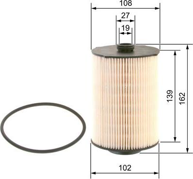 BOSCH F 026 402 268 - Filtro carburante www.autoricambit.com