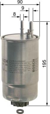 BOSCH F 026 402 206 - Filtro carburante www.autoricambit.com