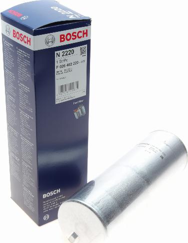 BOSCH F 026 402 220 - Filtro carburante www.autoricambit.com