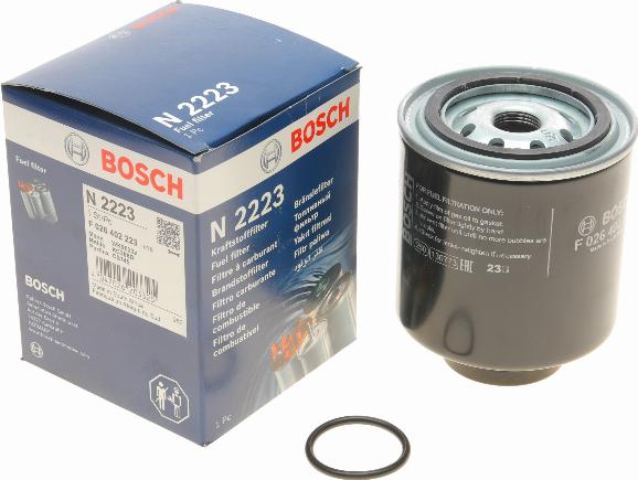 BOSCH F 026 402 223 - Filtro carburante www.autoricambit.com