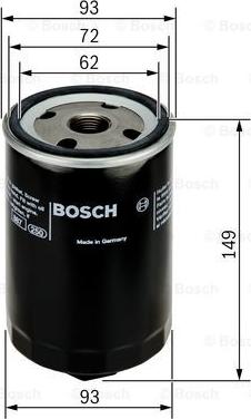 BOSCH F 026 407 004 - Filtro olio www.autoricambit.com