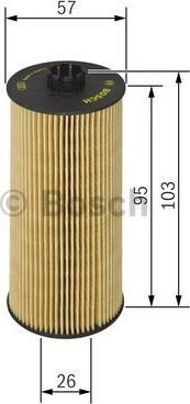 BOSCH F 026 407 006 - Filtro olio www.autoricambit.com