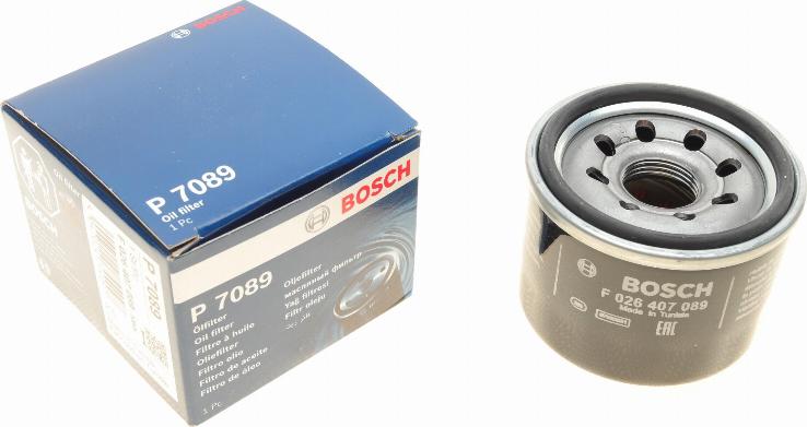 BOSCH F 026 407 089 - Filtro olio www.autoricambit.com