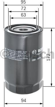 BOSCH F 026 407 081 - Filtro olio www.autoricambit.com