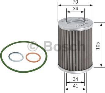 BOSCH F 026 407 118 - Filtro idraulico, Cambio automatico www.autoricambit.com