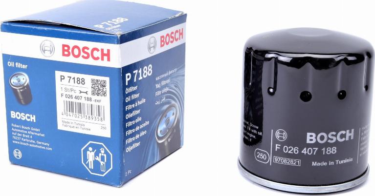 BOSCH F 026 407 188 - Filtro olio www.autoricambit.com