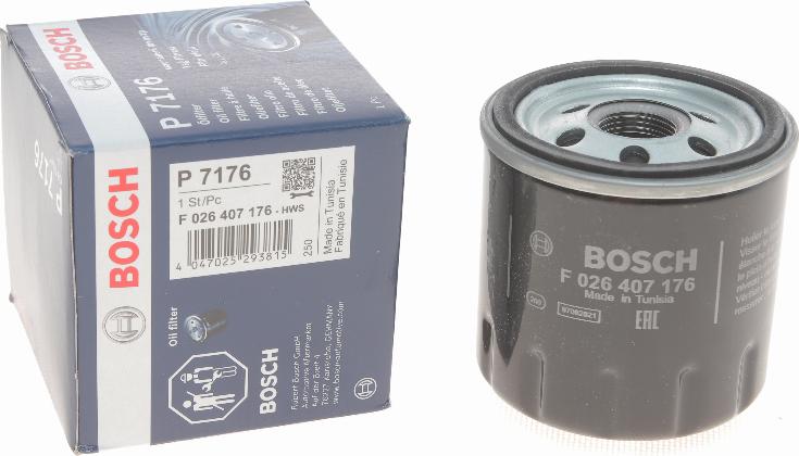 BOSCH F 026 407 176 - Filtro olio www.autoricambit.com