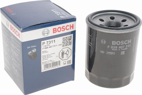 BOSCH F 026 407 311 - Filtro olio www.autoricambit.com