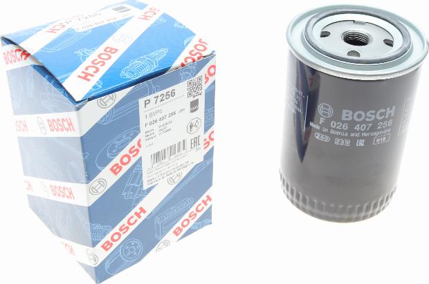 BOSCH F 026 407 256 - Filtro olio www.autoricambit.com