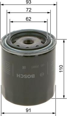 BOSCH F 026 407 267 - Filtro olio www.autoricambit.com