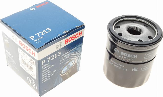 BOSCH F 026 407 213 - Filtro olio www.autoricambit.com