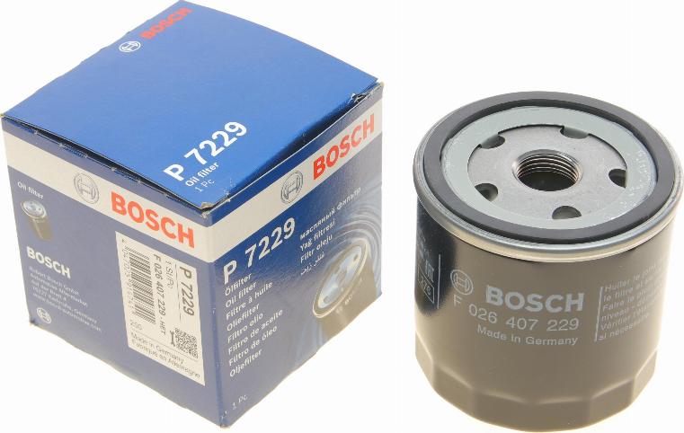 BOSCH F 026 407 229 - Filtro olio www.autoricambit.com