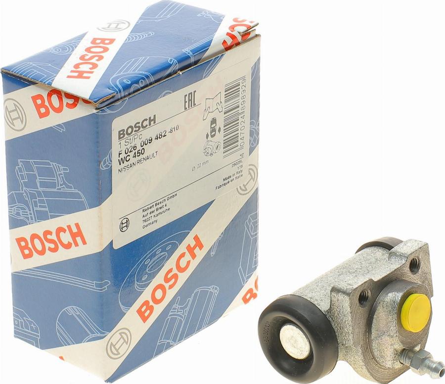 BOSCH F 026 009 482 - Cilindretto freno www.autoricambit.com