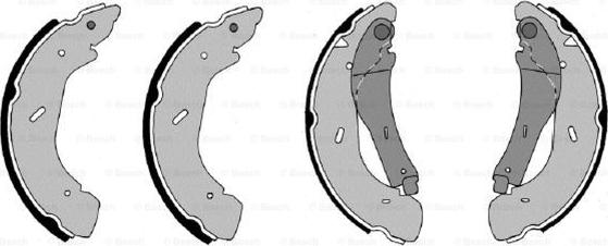 BOSCH F 026 004 612 - Kit freno, freni a tamburo www.autoricambit.com