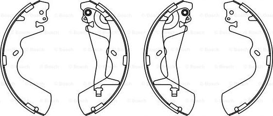 BOSCH F 026 008 013 - Kit freno, freni a tamburo www.autoricambit.com