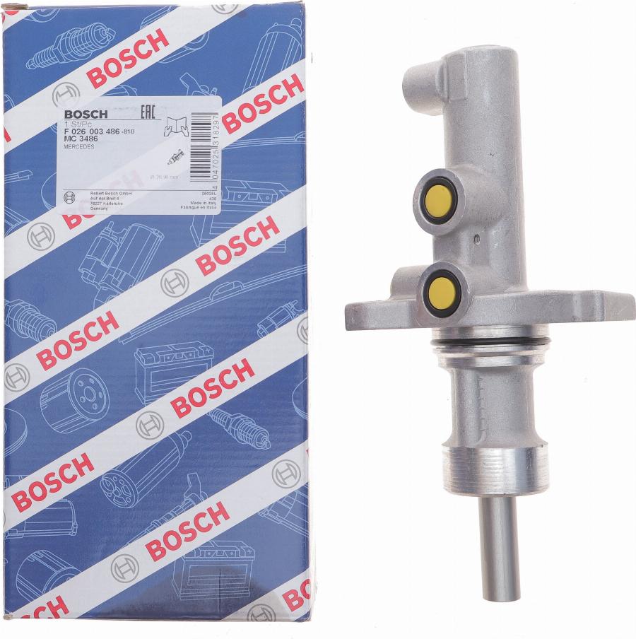 BOSCH F 026 003 486 - Cilindro maestro del freno www.autoricambit.com