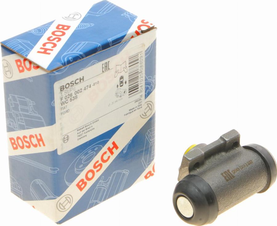 BOSCH F 026 002 474 - Cilindretto freno www.autoricambit.com