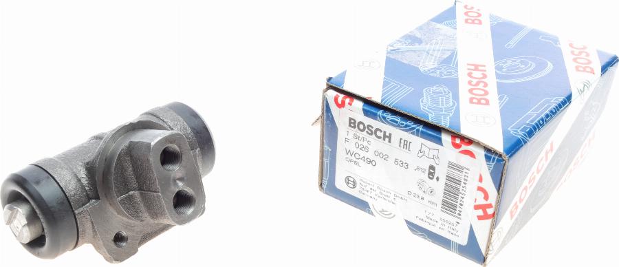 BOSCH F 026 002 533 - Cilindretto freno www.autoricambit.com