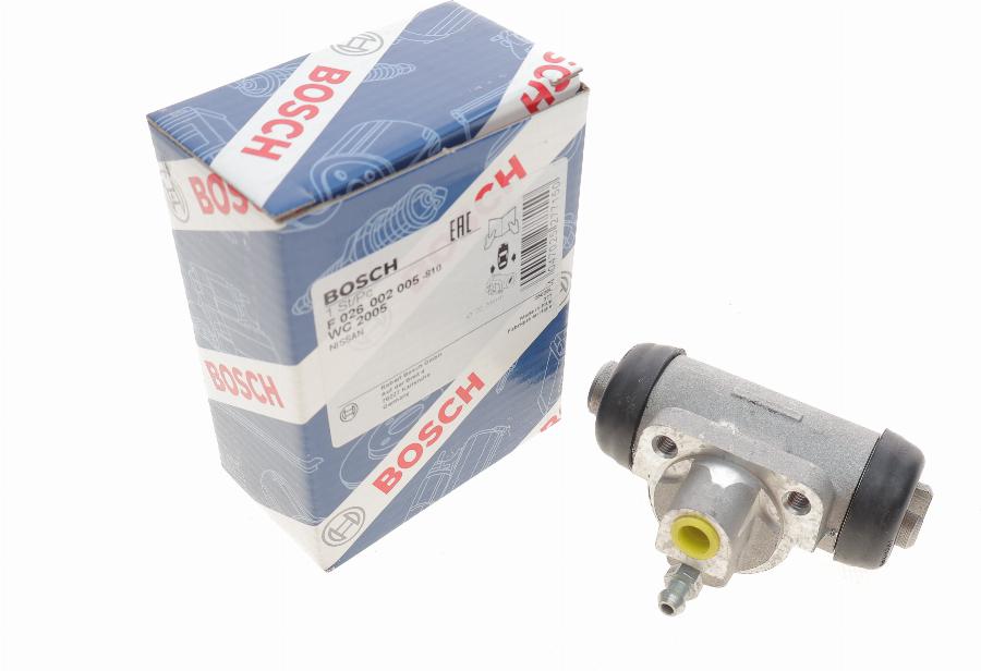 BOSCH F 026 002 005 - Cilindretto freno www.autoricambit.com