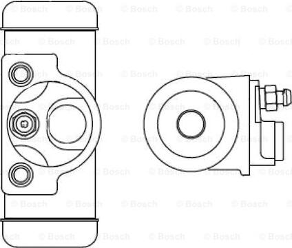 BOSCH F 026 002 344 - Cilindretto freno www.autoricambit.com