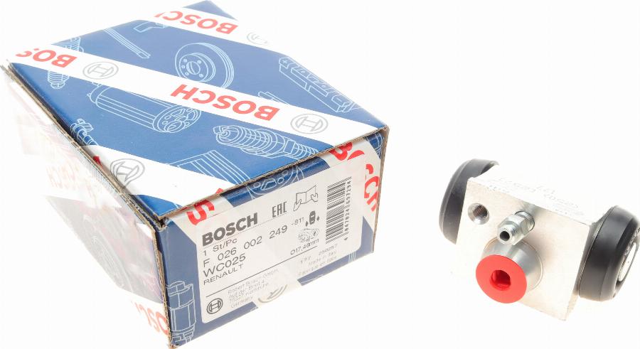 BOSCH F 026 002 249 - Cilindretto freno www.autoricambit.com