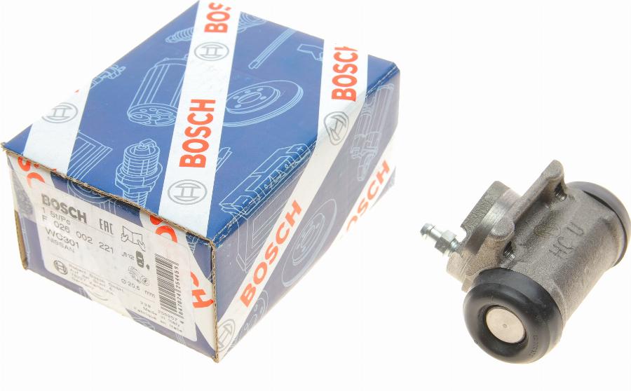 BOSCH F 026 002 221 - Cilindretto freno www.autoricambit.com