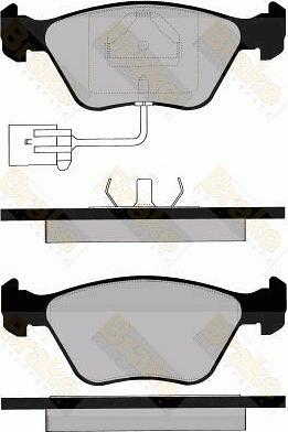 Valeo 168963 - Kit pastiglie freno, Freno a disco www.autoricambit.com