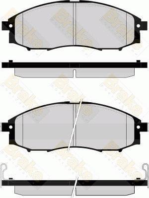 NISSAN D1M60VK10B - Kit pastiglie freno, Freno a disco www.autoricambit.com