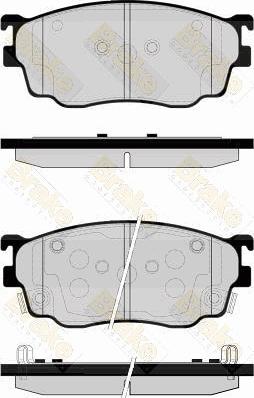 HELLA T1472 - Kit pastiglie freno, Freno a disco www.autoricambit.com