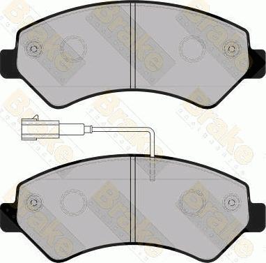 DS 1673603580 - Kit pastiglie freno, Freno a disco www.autoricambit.com