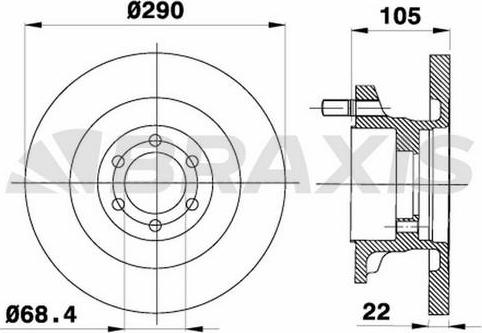 IVECO 0000042470842 - Discofreno www.autoricambit.com