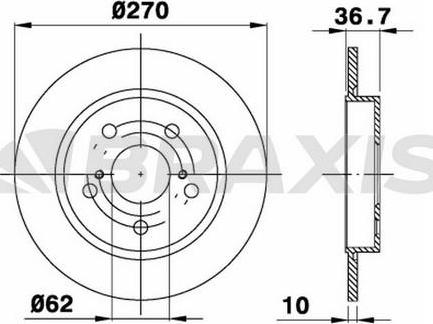 Kavo Parts BR-9460 - Discofreno www.autoricambit.com