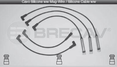 Brecav 09.518 - Kit cavi accensione www.autoricambit.com