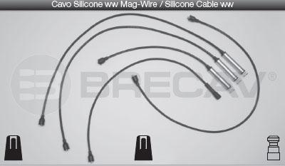 Brecav 09.525 - Kit cavi accensione www.autoricambit.com