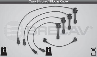 Brecav 33.541 - Kit cavi accensione www.autoricambit.com