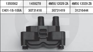 Brecav 215.006E - Bobina d'accensione www.autoricambit.com