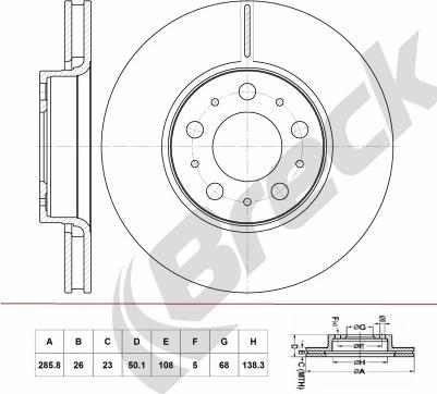 Ferodo DDF1163-1 - Discofreno www.autoricambit.com