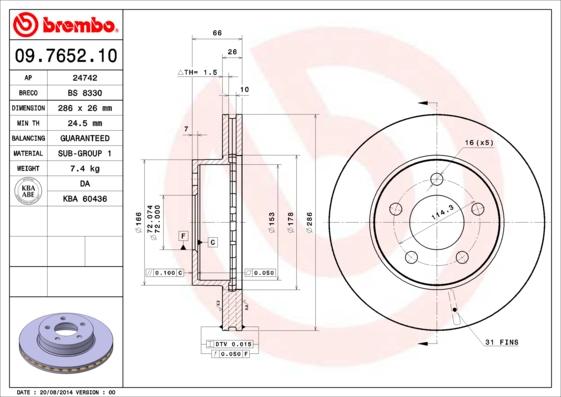 HELLA 8DD 355 114-761 - Discofreno www.autoricambit.com