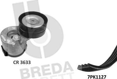 Breda Lorett KCA0043 - Kit Cinghie Poly-V www.autoricambit.com