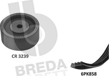 Breda Lorett KCA0047 - Kit Cinghie Poly-V www.autoricambit.com