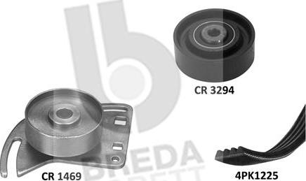 Breda Lorett KCA0061 - Kit Cinghie Poly-V www.autoricambit.com