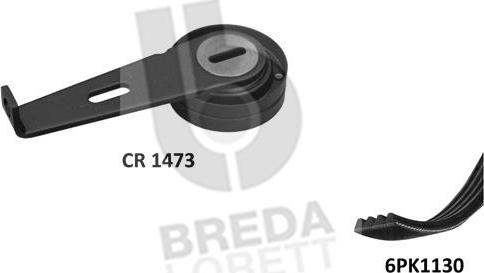 Breda Lorett KCA0004 - Kit Cinghie Poly-V www.autoricambit.com