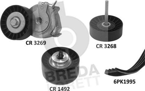 Breda Lorett KCA0005 - Kit Cinghie Poly-V www.autoricambit.com