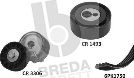 Breda Lorett KCA0006 - Kit Cinghie Poly-V www.autoricambit.com