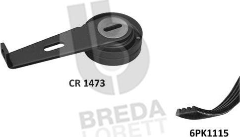 Breda Lorett KCA0002 - Kit Cinghie Poly-V www.autoricambit.com