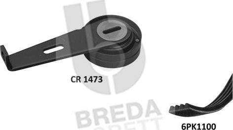 Breda Lorett KCA0014 - Kit Cinghie Poly-V www.autoricambit.com