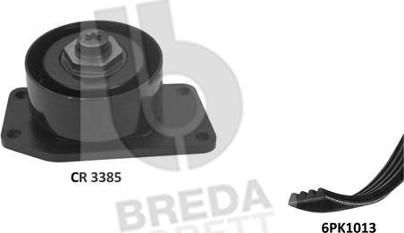Breda Lorett KCA0036 - Kit Cinghie Poly-V www.autoricambit.com
