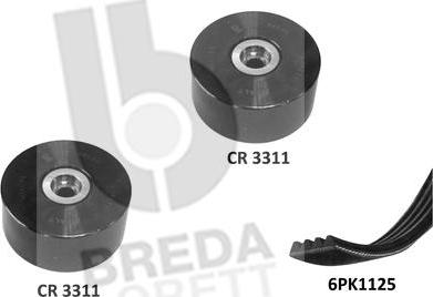 Breda Lorett KCA0037 - Kit Cinghie Poly-V www.autoricambit.com